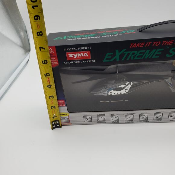 Syma Extreme S-3.5G RC Helicopter 3.5 Channel Gyro LED NIB - Picture 8 of 9